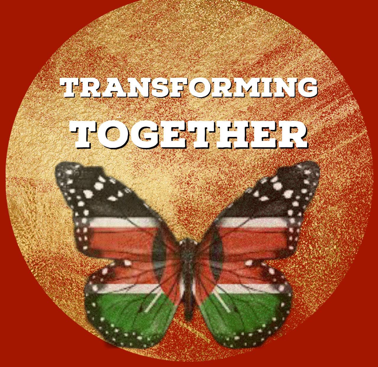 Transforming together in Kenya logo.