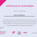 We want to empower you and promote you to the level of ambassadors and advocates for inclusive education and certification on neurodivergent teaching, is the very first step towards that