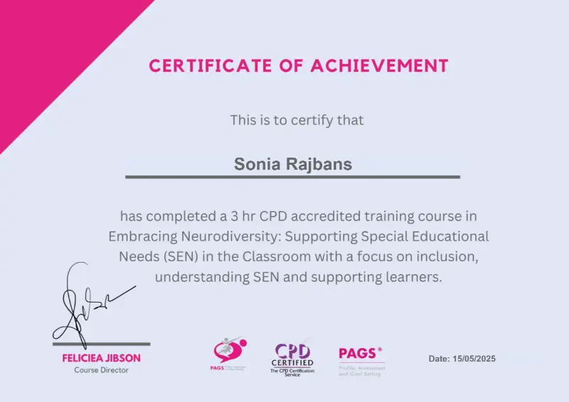 We want to empower you and promote you to the level of ambassadors and advocates for inclusive education and certification on neurodivergent teaching, is the very first step towards that